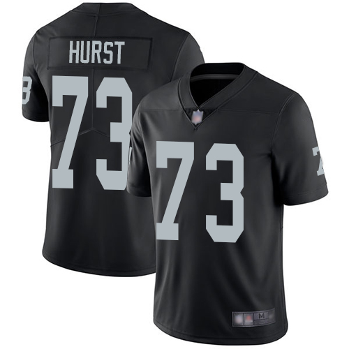 Men Oakland Raiders Limited Black Maurice Hurst Home Jersey NFL Football 73 Vapor Untouchable Jersey